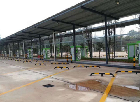 湖南芙蓉南路充电站120KW双枪直流充电桩240KW双枪直流